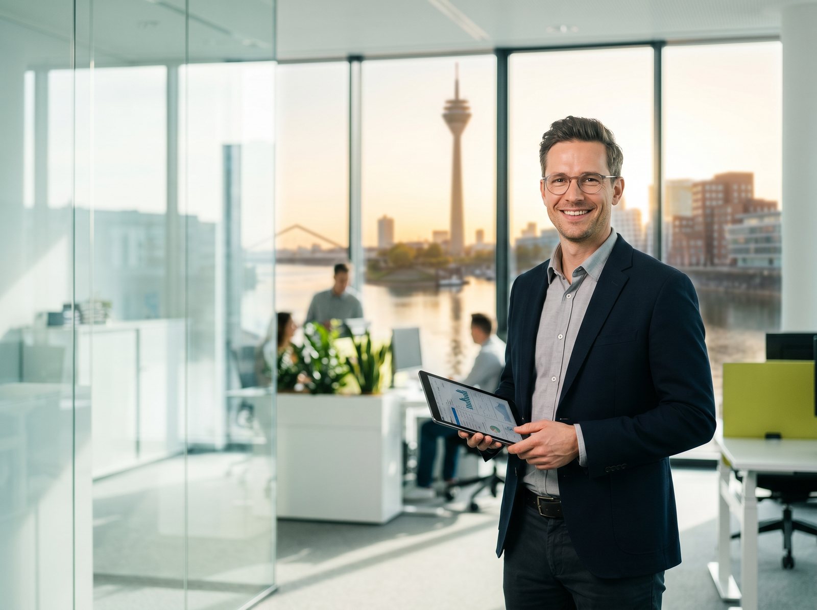 IT-Dienstleister N-Comm berät ein Unternehmen in Düsseldorf